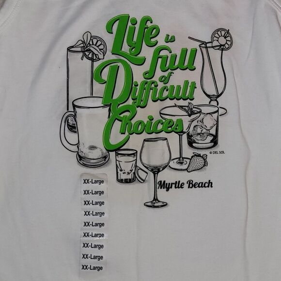 WOMEN'S DEL SOL MYRTLE BEACH TANK TOP, SIZE 2XL - NEW! - Picture 2 of 8